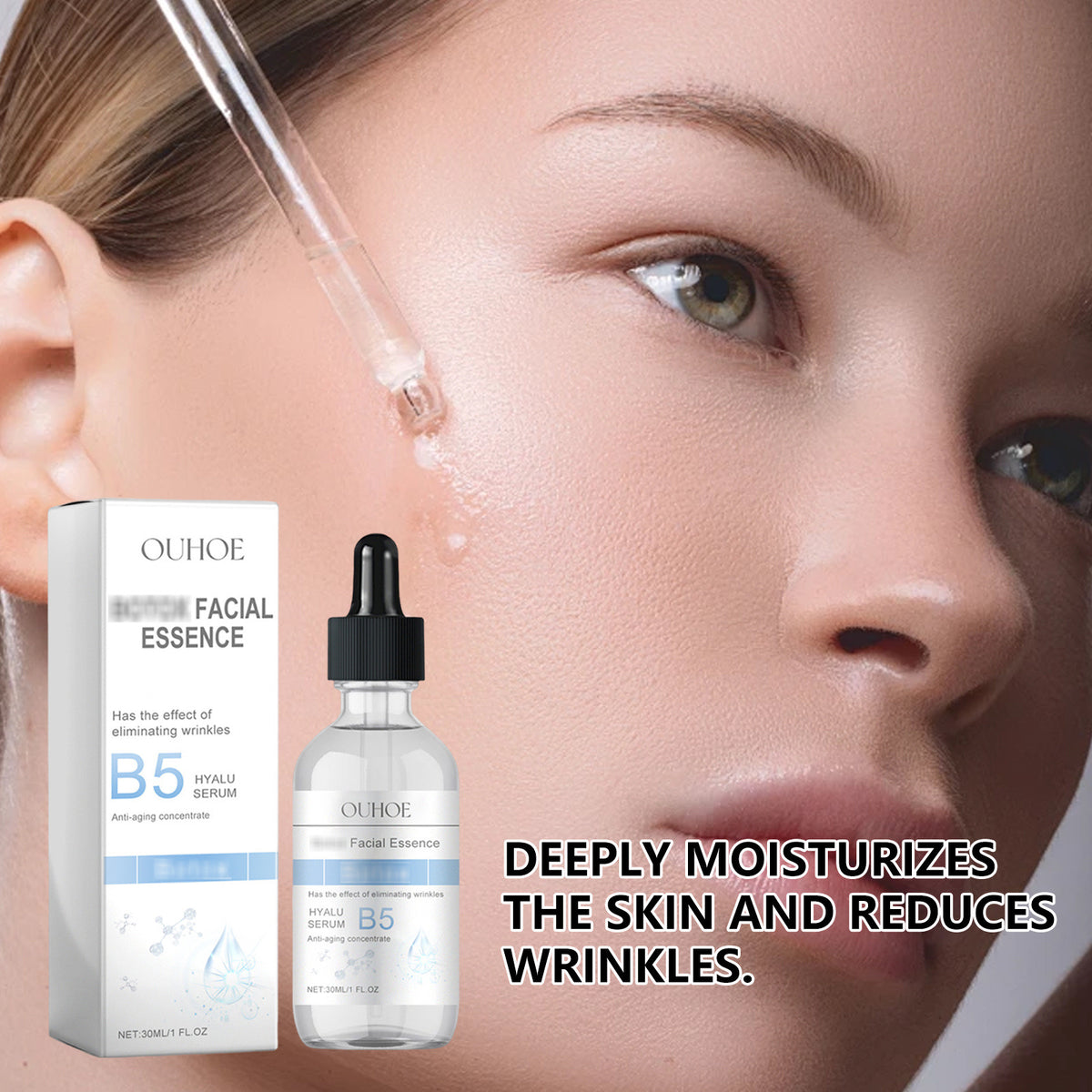 Facial Serum Gently Nourishes And Hydrates, Locking In Skins Moisture