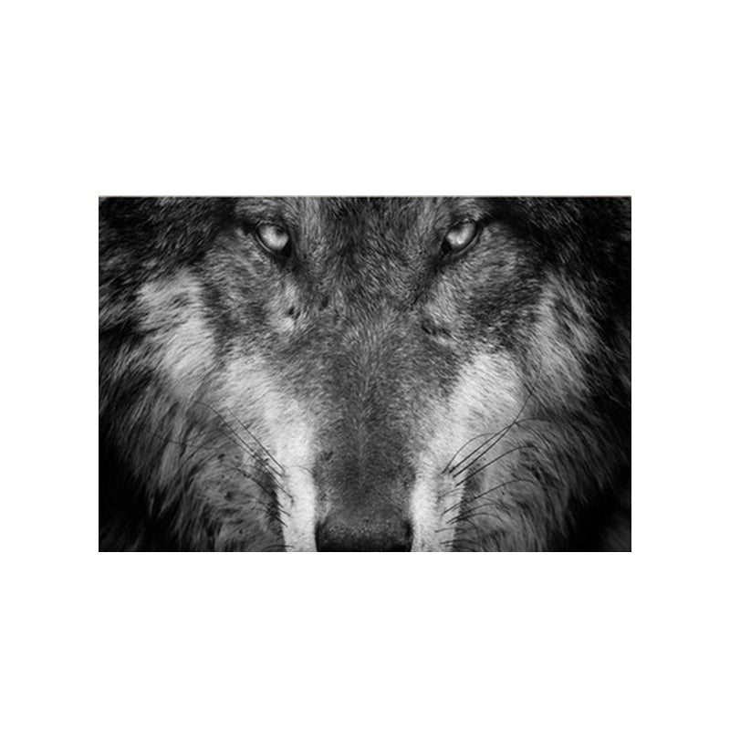 Forest Wolf Head Wall Art Poster - Scandinavian Style Canvas Decor