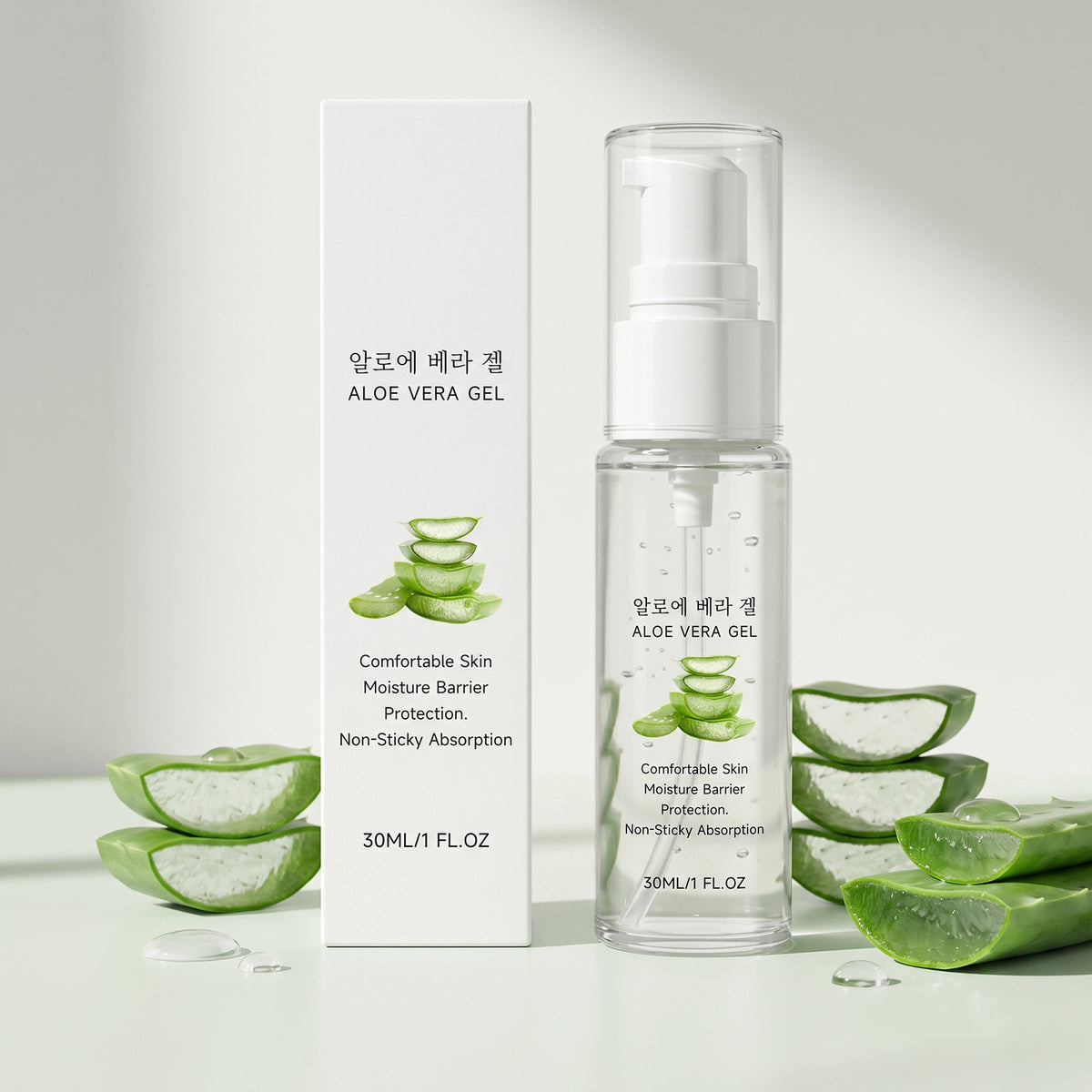 Aloe Vera Gel - Easy to Apply, Non-Sticky - 30ml