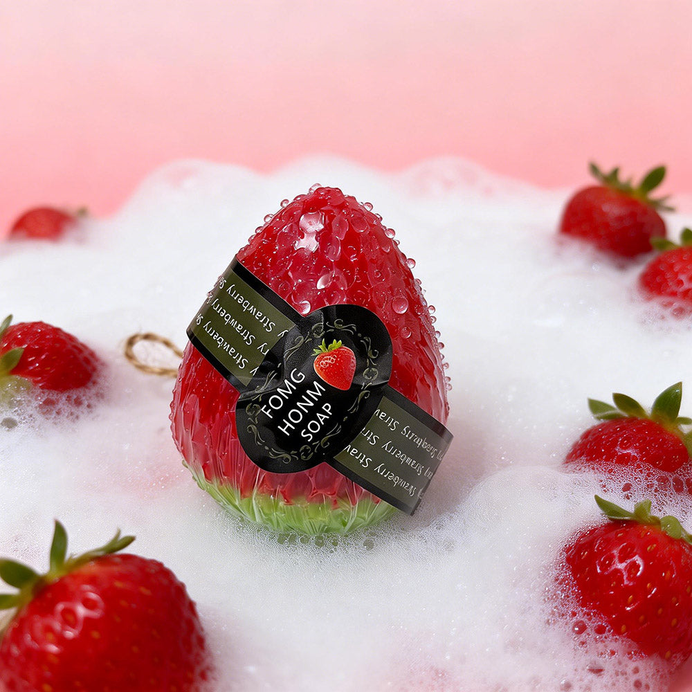 Strawberry Fruit Soap Bar 130g
