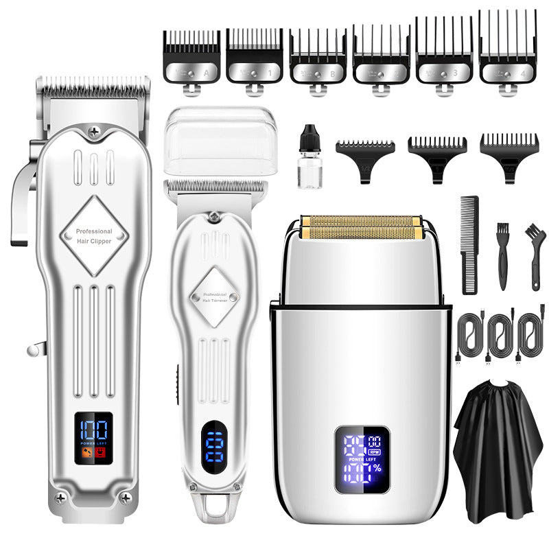 Electric Hair Clipper Set for Men – Rechargeable