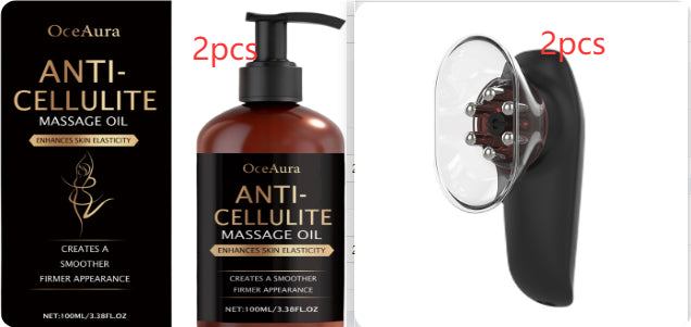 Anti-Cellulite Massage Oil with Beauty Device