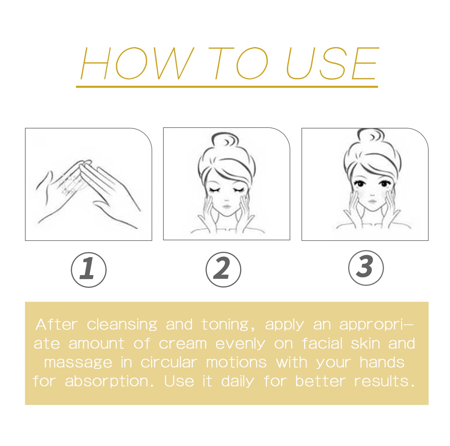 24k Gold Collagen Face Cream - Anti-Aging Moisturizer for Firming Skin