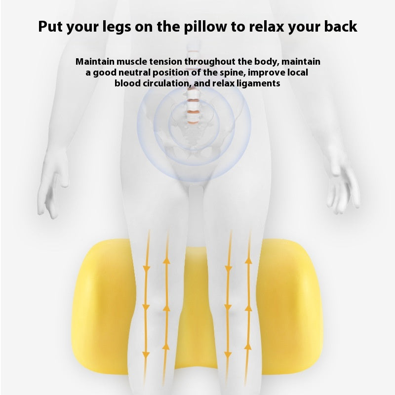 Leg Pillow for Sleeping Back and Leg Support Memory Foam Cushion