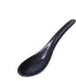 Ceramic Ramen Noodle Spoon - Bent Chinese Style Kitchen Utensil