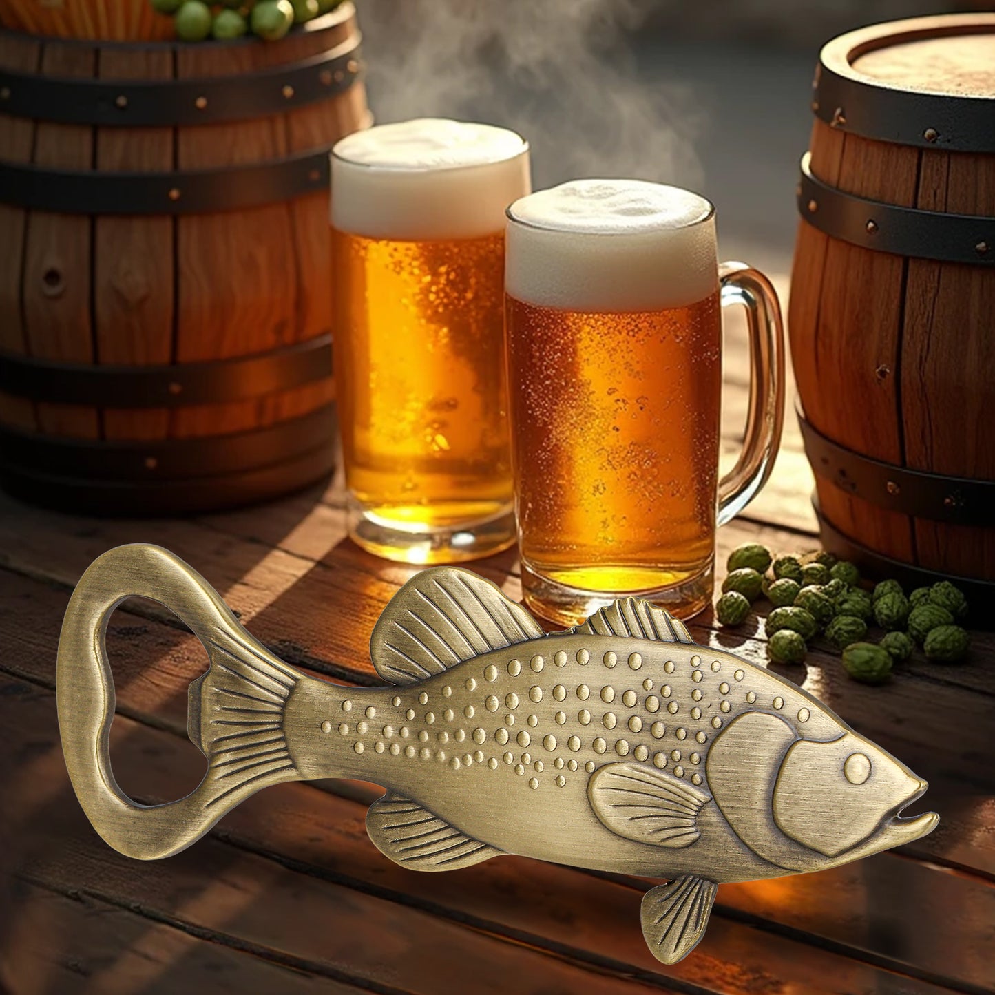 Creative Sea Bass Bottle Opener - Unique Bar Tool for Enthusiasts