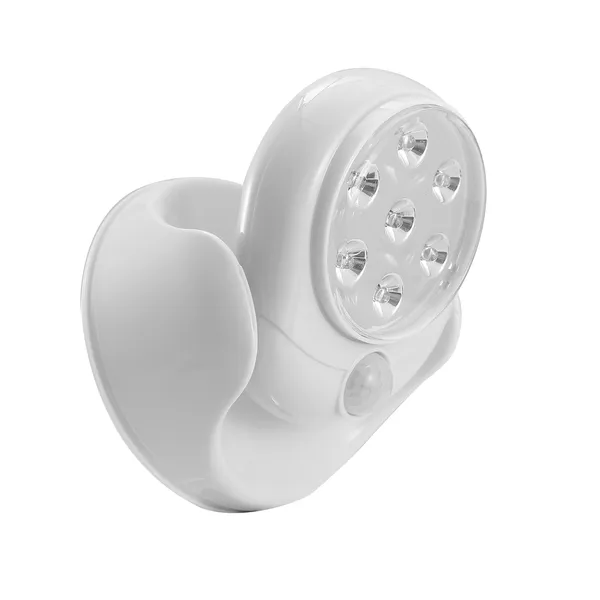 Wireless LED Motion Sensor Spotlight - 90° Adjustable Night Lamp, Battery Powered