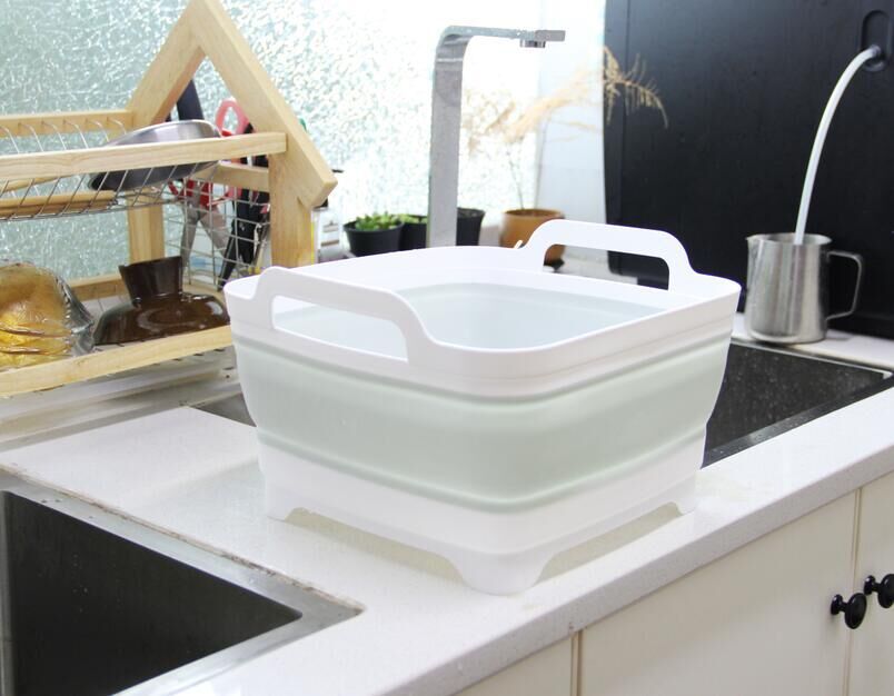 Portable Folding Washing Basket for Fruits & Vegetables - Ice Bucket