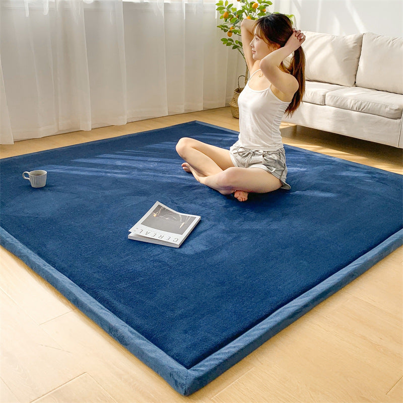 Children's Thick Coral Fleece Rug - Soft Playroom Carpet for Kids