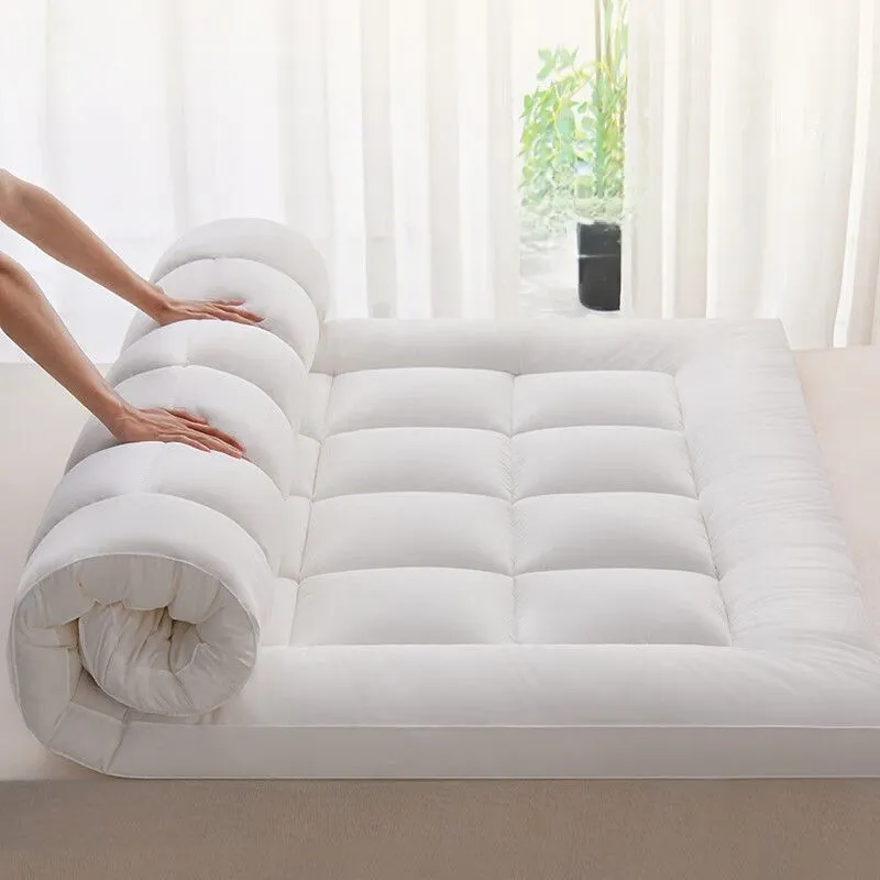 Queen Mattress Topper Pad - Gray Bedding Accessory