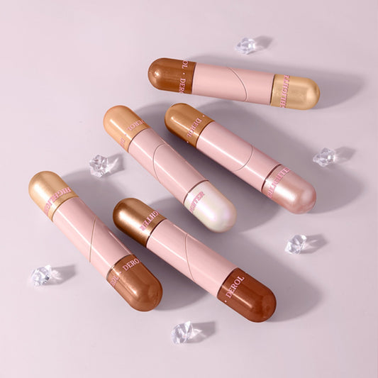 Double-Head Face Lift Cream - Foldable Tube, Two-Color Makeup Base