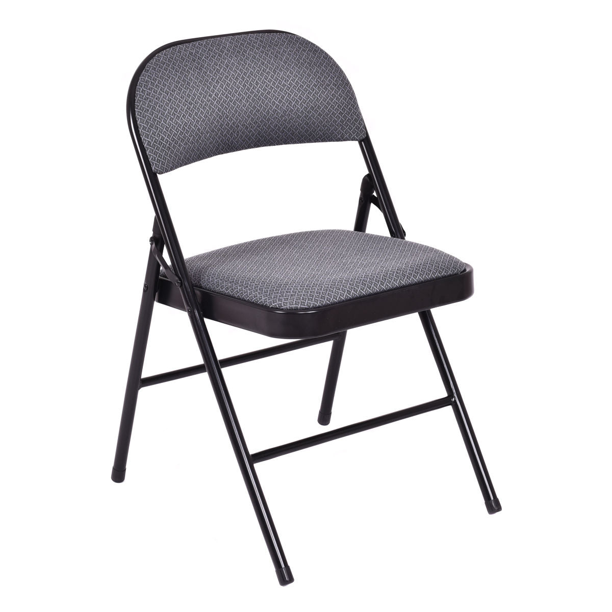 4-Piece Folding Chairs Set with Padded Seats and Ergonomic Backrest