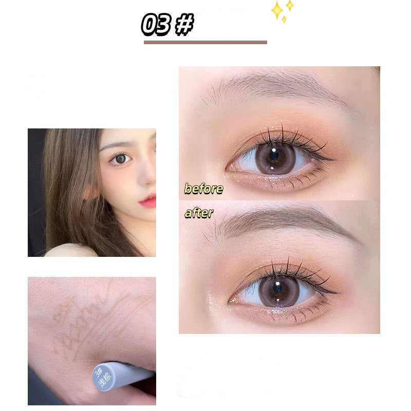 Waterproof Non-Smudging Eyebrow Pencil - Durable, Fine Tip for Precise Makeup
