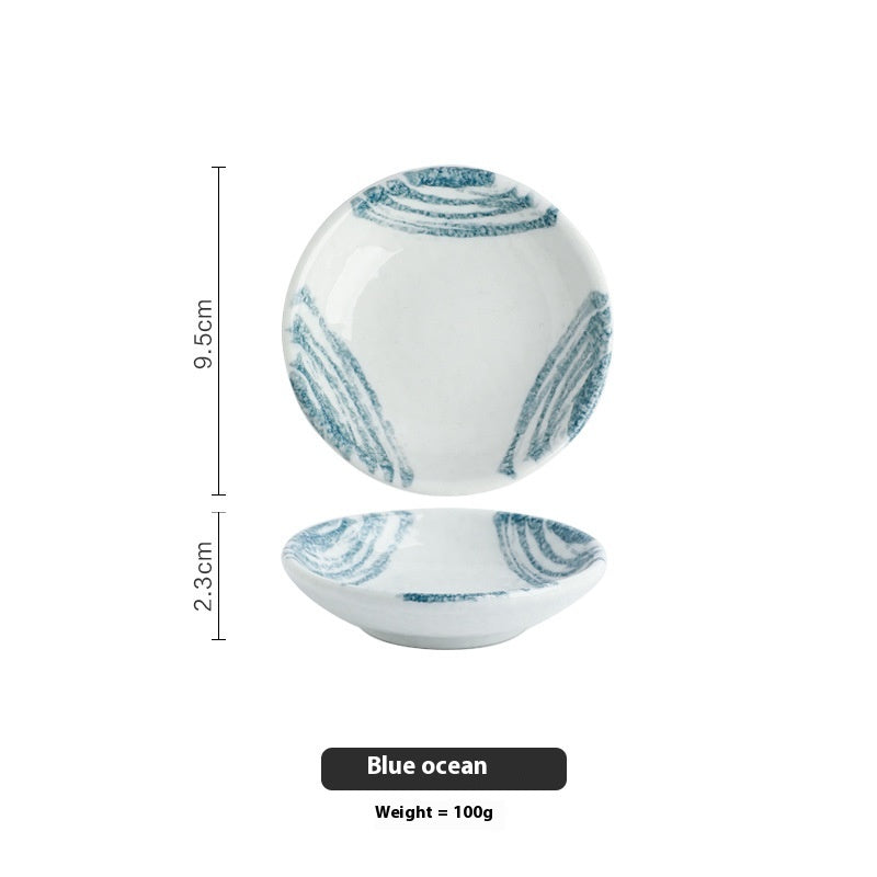 Ceramic Plant Flower Dish Saucer for Home & Garden Kitchen Decor