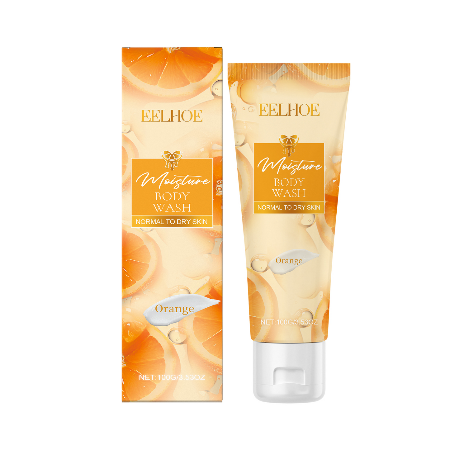 Orange Moisturizing Body Wash with Shea Butter & Lemon Extract