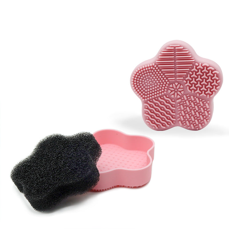 Silicone Starfish Shaped Scrub Pad - Bathroom Cleaning Sponge