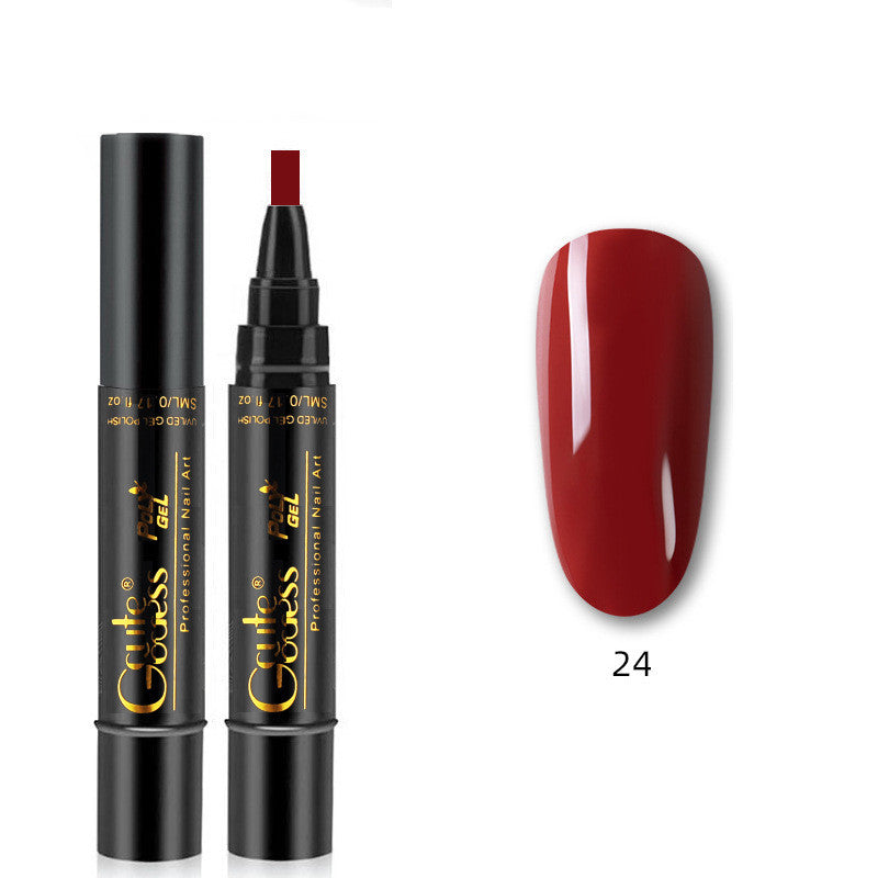 3-in-1 Magnetic Nail Art Pen - Quick-Dry Gel for French & Water Ripple Effects