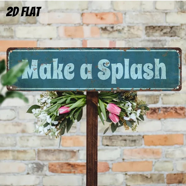 Aluminum Decorative Wall Sign - New Year & Valentine's Gift