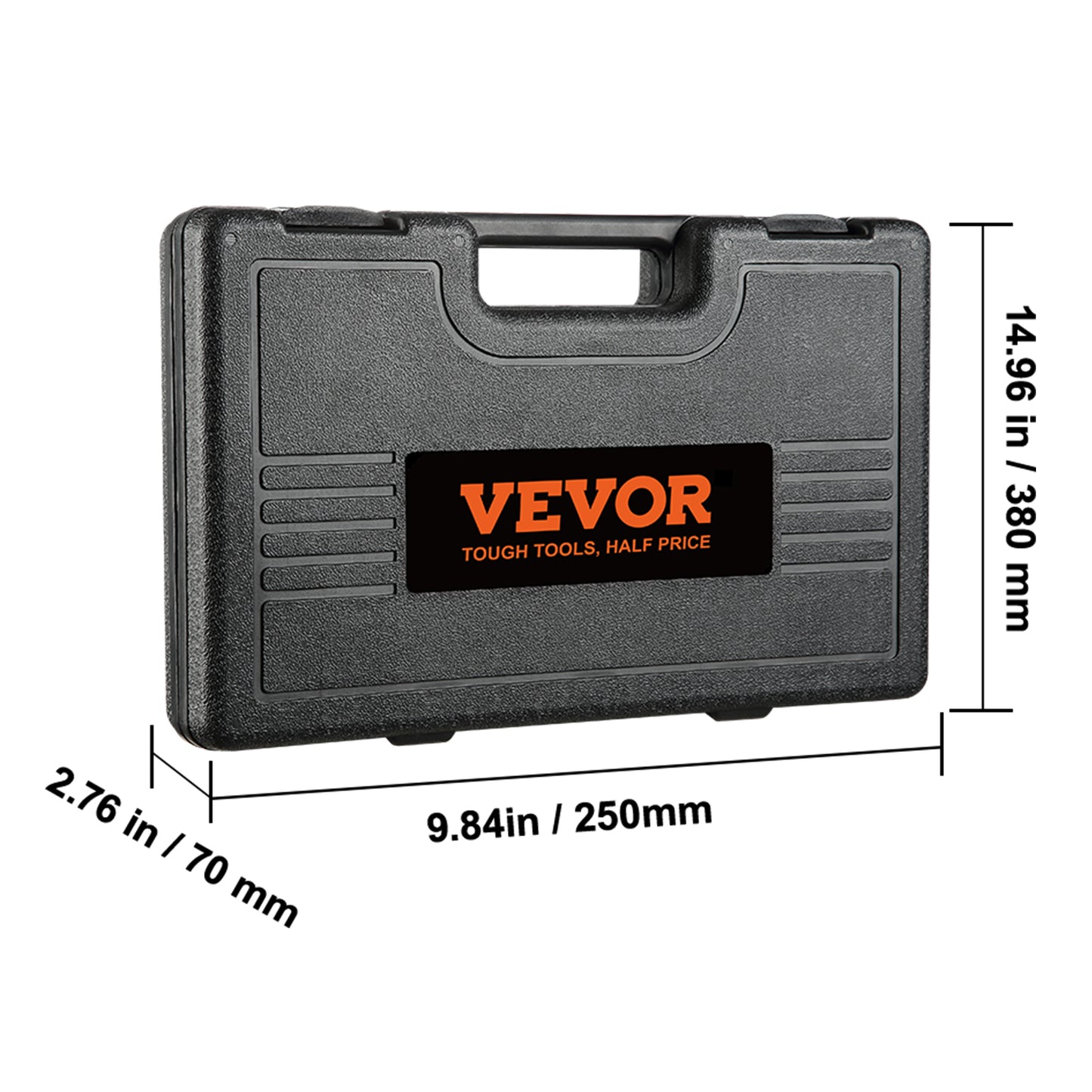 48-Piece Impact Socket Set SAE & Metric with Extension & Universal Joint