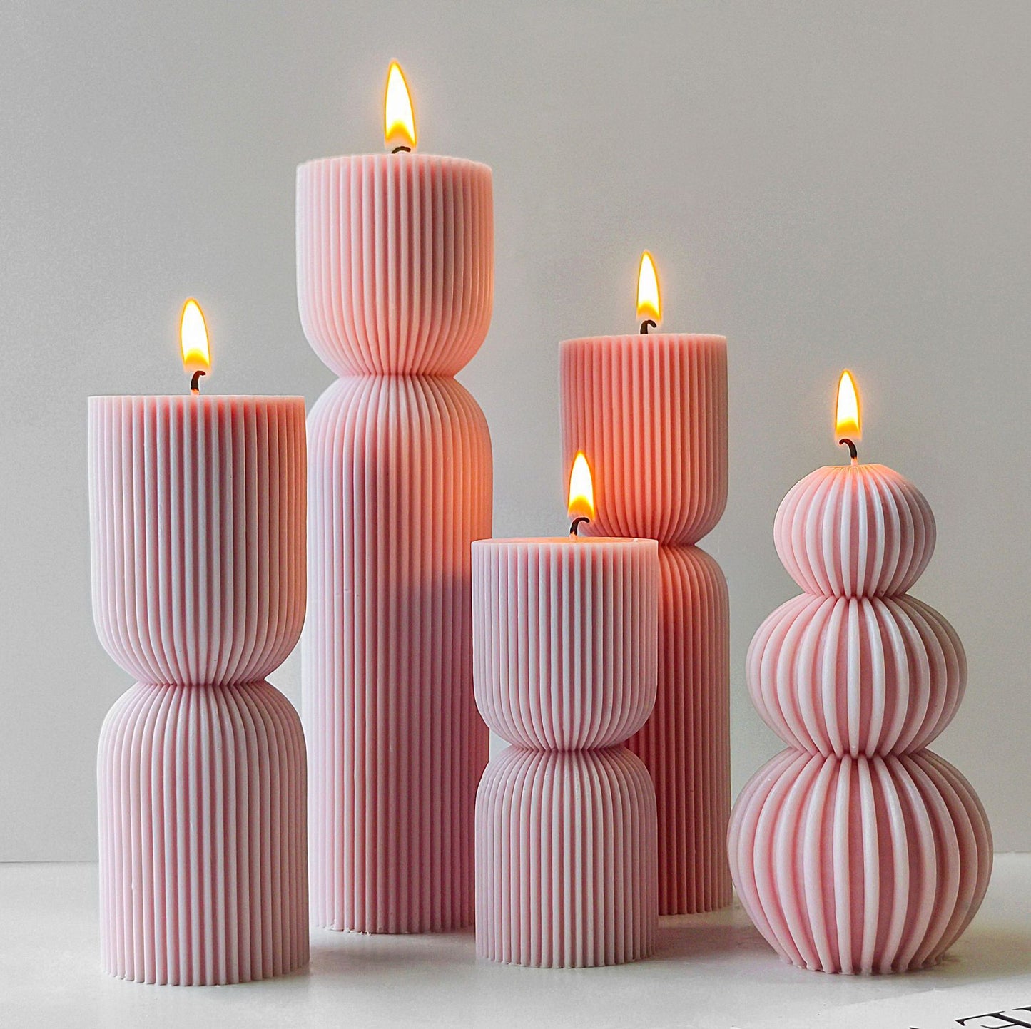 Silicone Mold for Aromatherapy Candles & Crafting - Multiple Shapes & Sizes