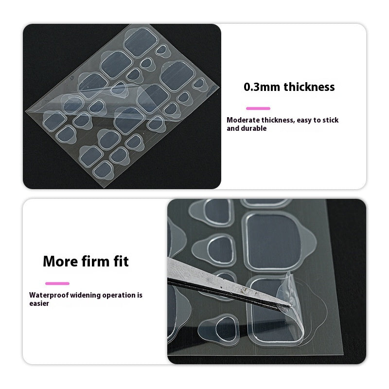 Waterproof Transparent Gel Nail Glue - Ultra-Thin & Super Sticky for Manicure, 1-5PCS Variants