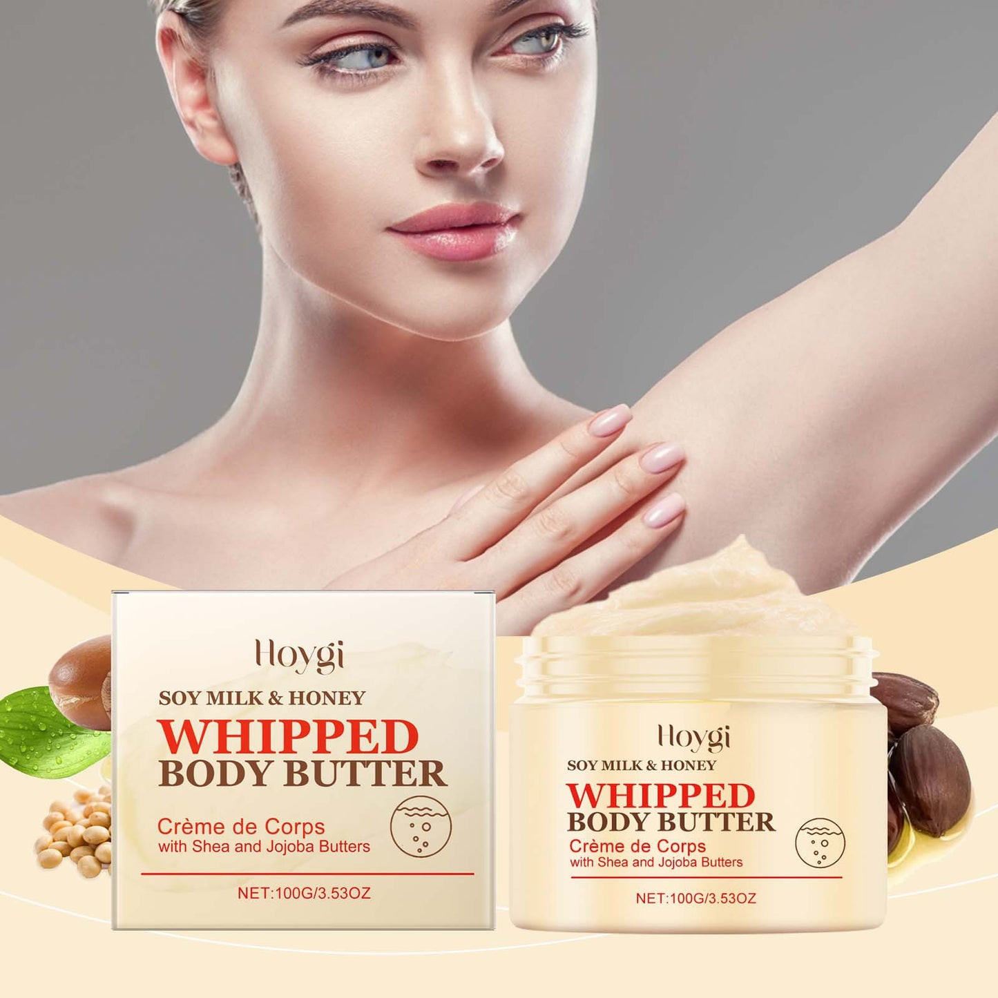 Hydrating Nourishing Face & Neck Moisturizer - Brightening Skin Care 100g