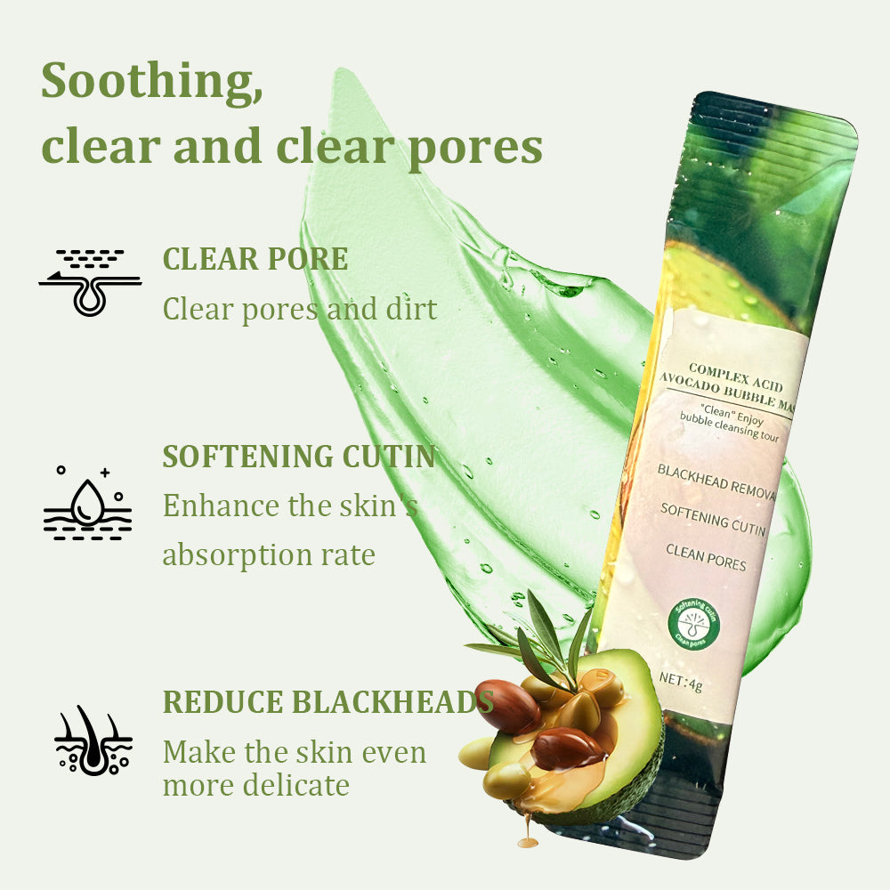 Hydrating Avocado Facial Sheet Mask - Nourishing Moisturizing Face Mask for All Skin Types