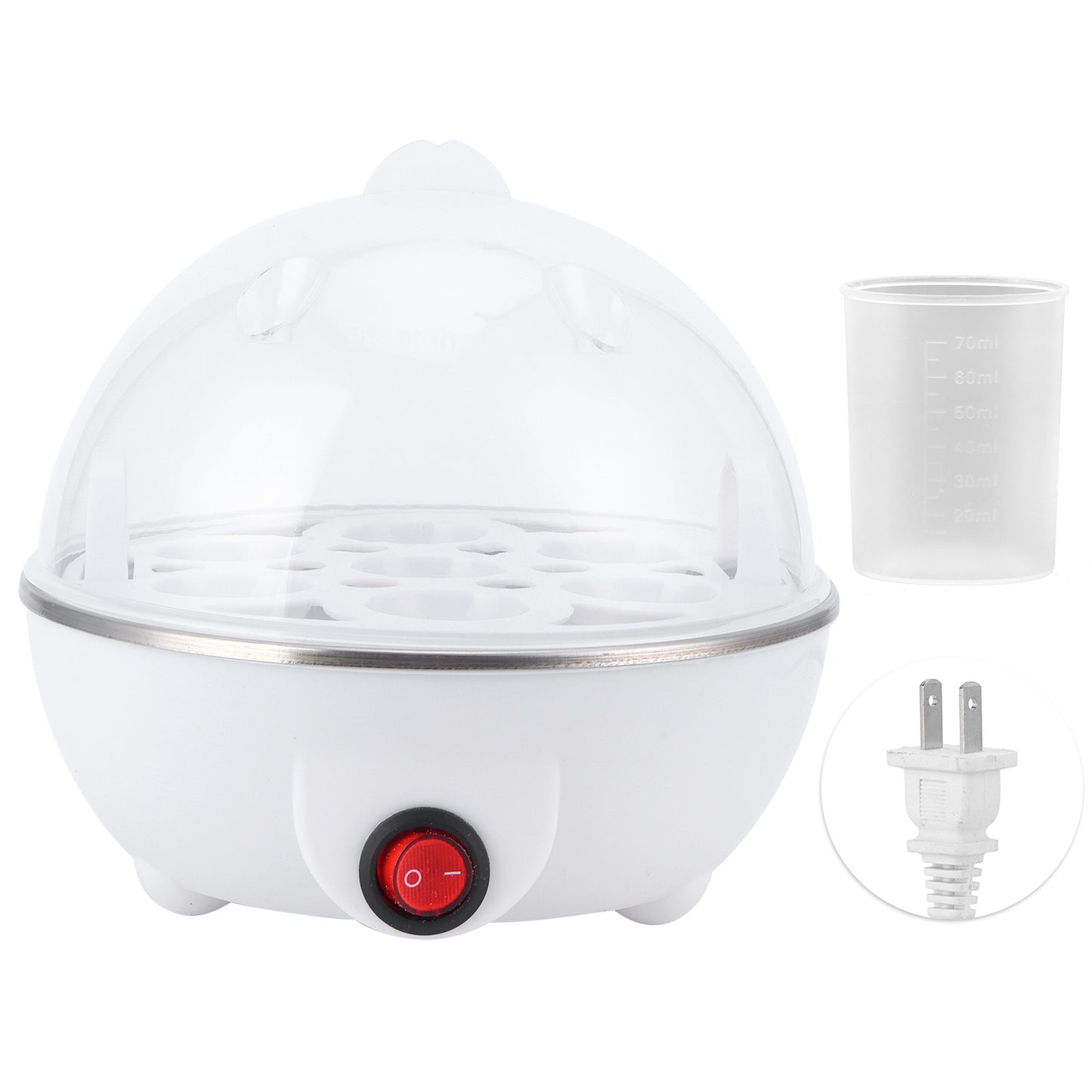 Electric Egg Cooker - Multifunctional Steamer & Poacher