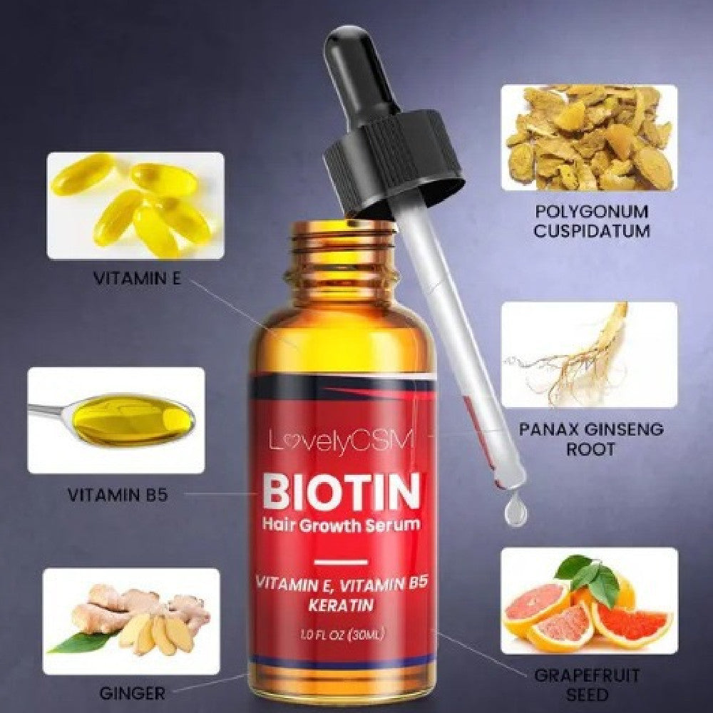 Anti-hair Loss Serum Ginger Oil Hair Regeneration Care Biotin