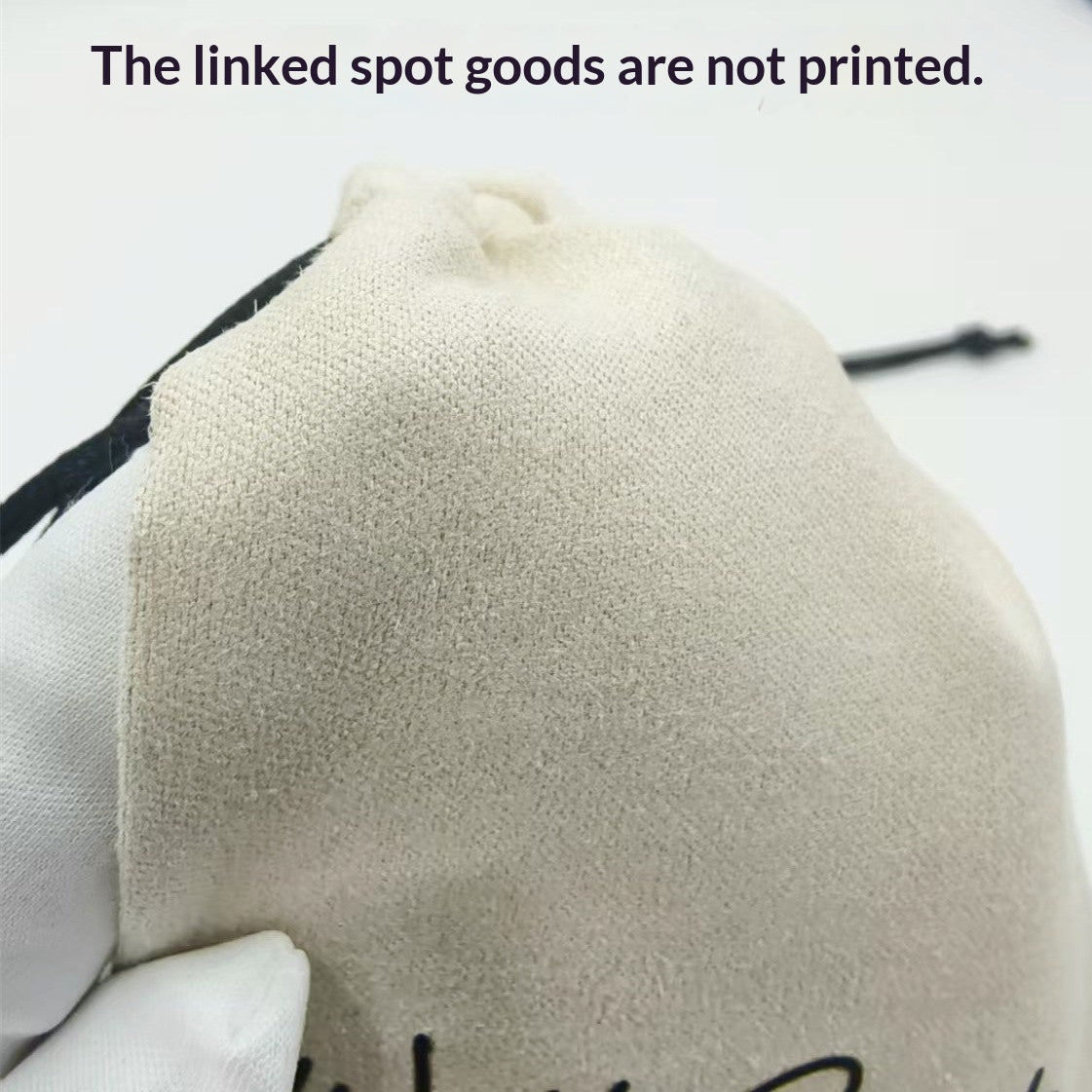 Velvet Jewelry Drawstring Storage Pouch - 9x12cm, Suede Color
