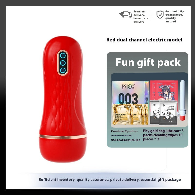 Automatic Simulation Male Sucking Cup - Adjustable Manual & Electric Variants