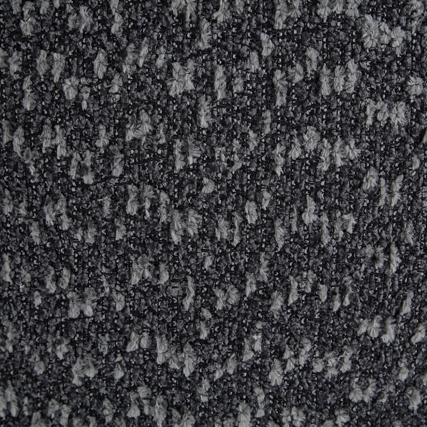 Comfortable Square Beanbag Chair for Two - Black Chenille