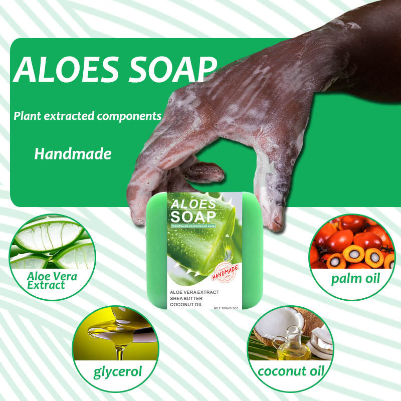 Aloe Vera Essential Oil Soap - 100g Bar