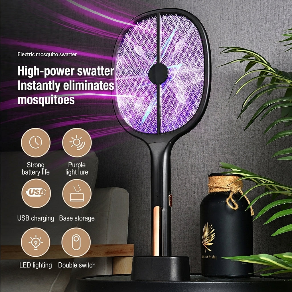 Electric Mosquito Swatter - Handheld Insect Zapper for Pest Control