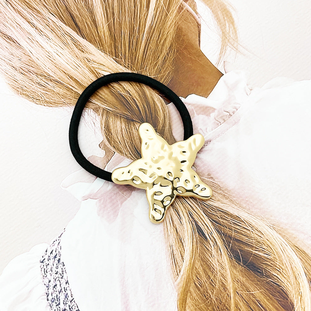 Pentagram Headband with Tassel - Elastic Hair Accessory