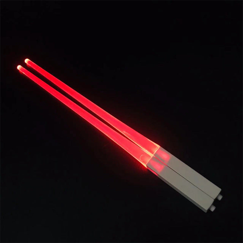 LED Light-Emitting Chopsticks Creative Lighted Flatware for Dinner