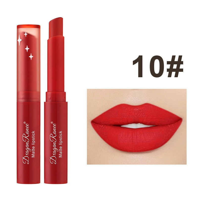 Matte Finish Lipstick Lip Balm Pen - Nude, Brown, Oblique Mouth Shades