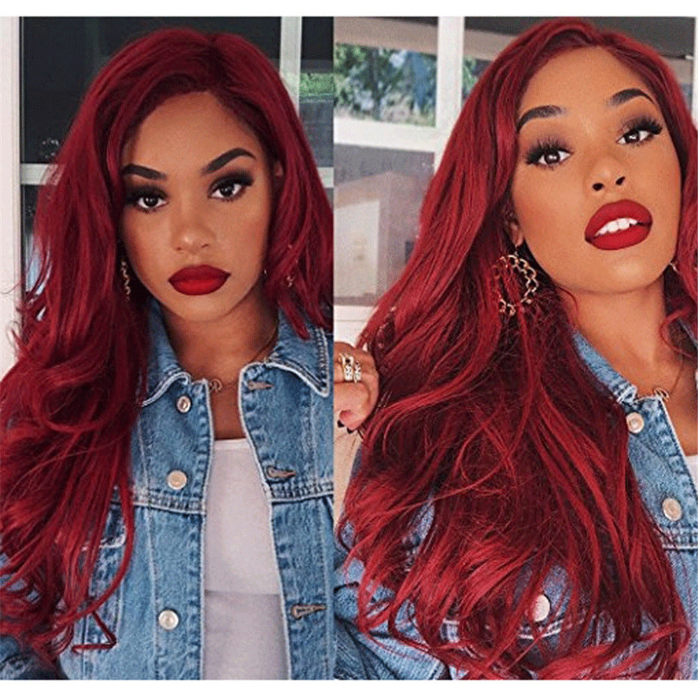 Long Curly Wig Full-Head Synthetic Hair - Multiple Colors