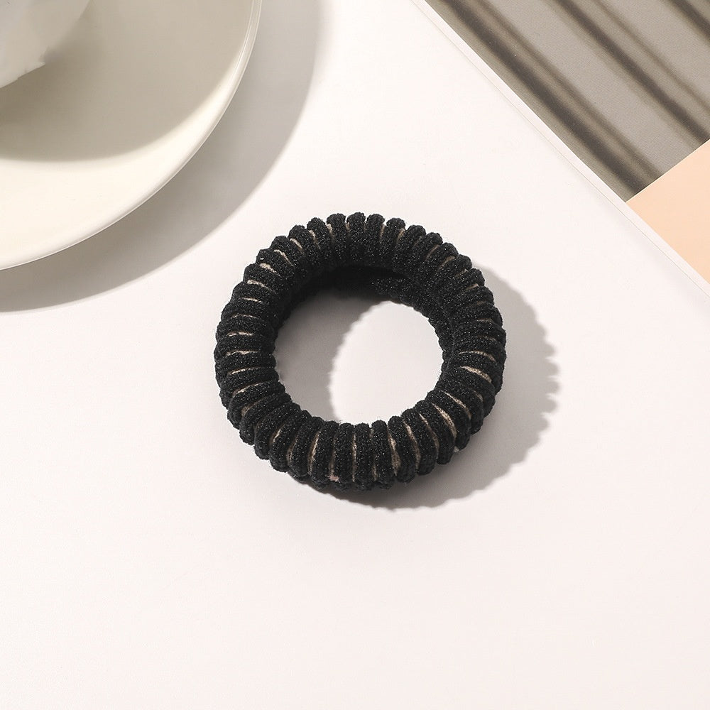 Hair Ring Towel Coarse Rubber Strap Hair Accessory for Women