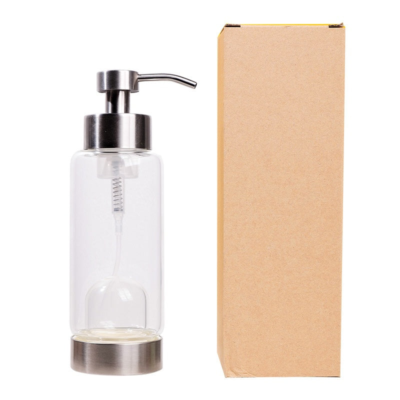 Natural Crystal Gravel Glass Bottle for Home & Garden Storage