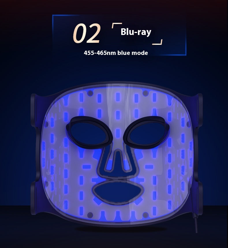 Photon Facial Mask LED Lamp for Skin Rejuvenation and Wrinkle Reduction