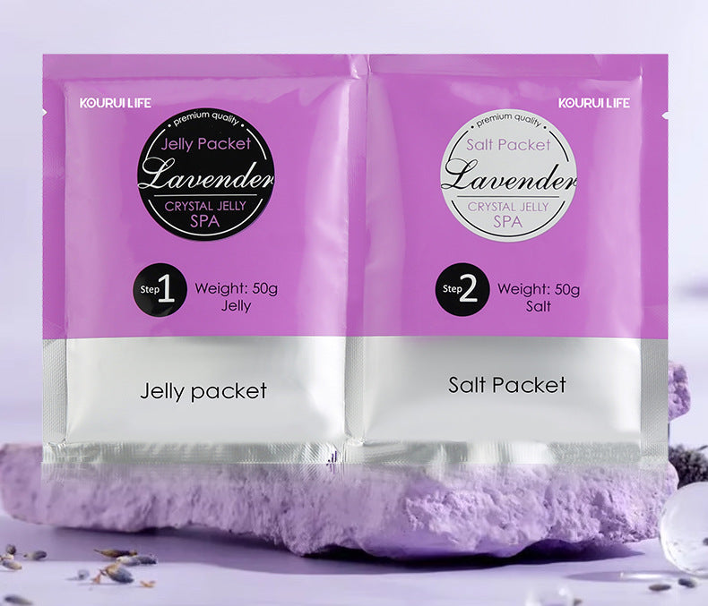 Lavender Crystal Bath Salt and Foot Soak Set - All Variants Included