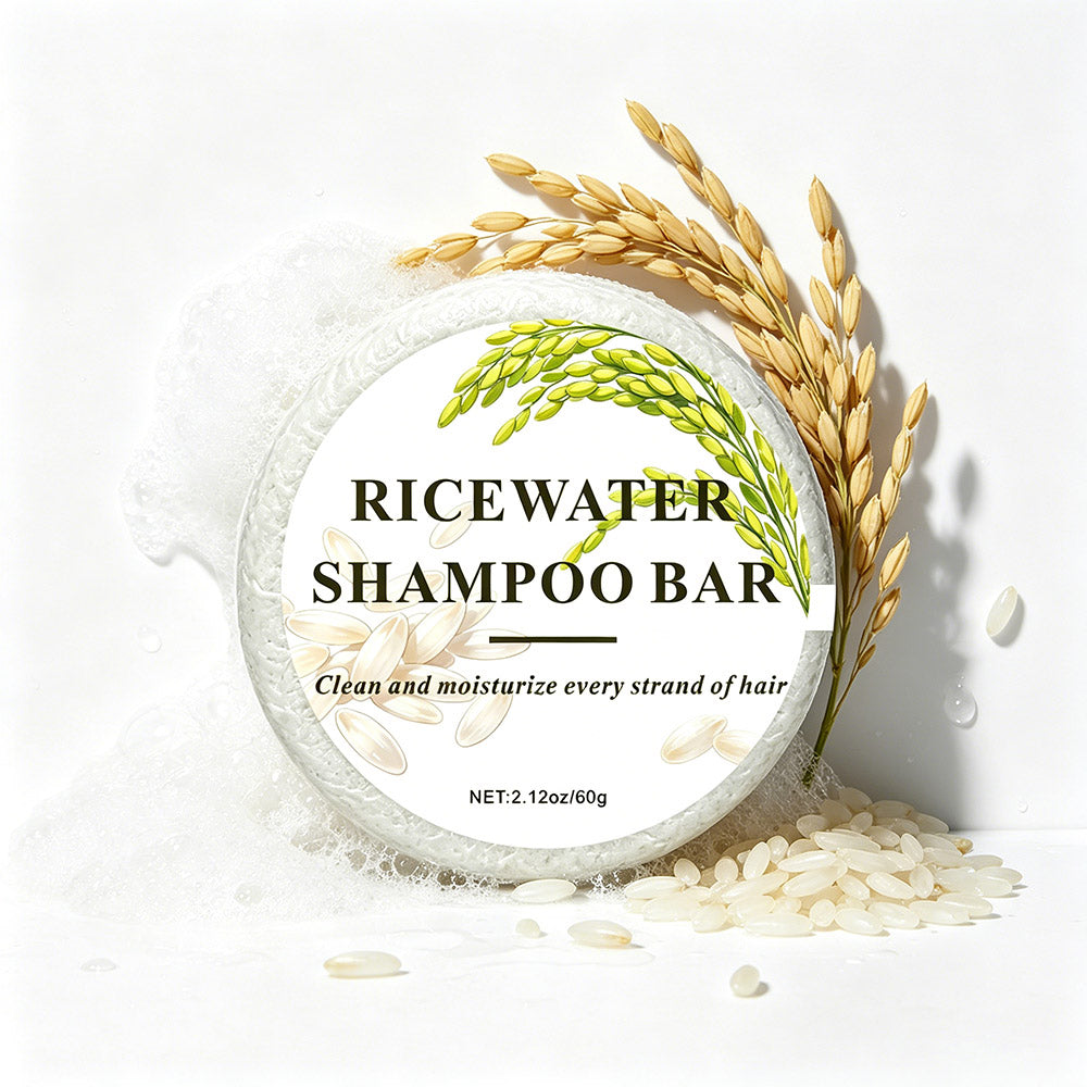 Rice Shampoo Bar 60g - Gentle Hair & Body Care