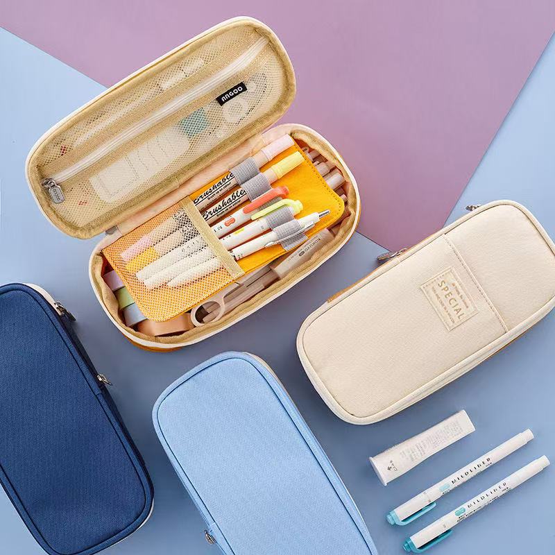 Large Capacity Pencil Case Organizer Stationery Storage Bag for Students