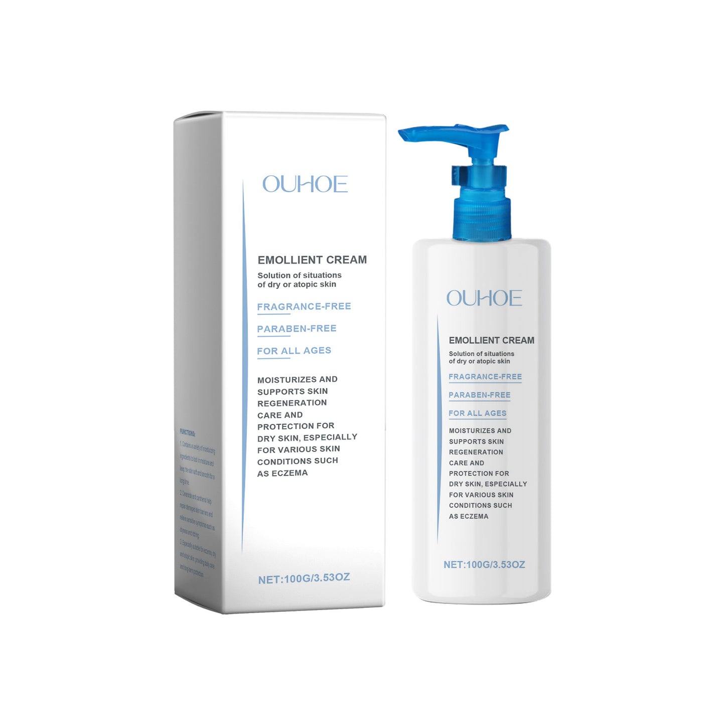 Moisturizing Body Cream with Panthenol & Ceramide for Dry Skin - 100g