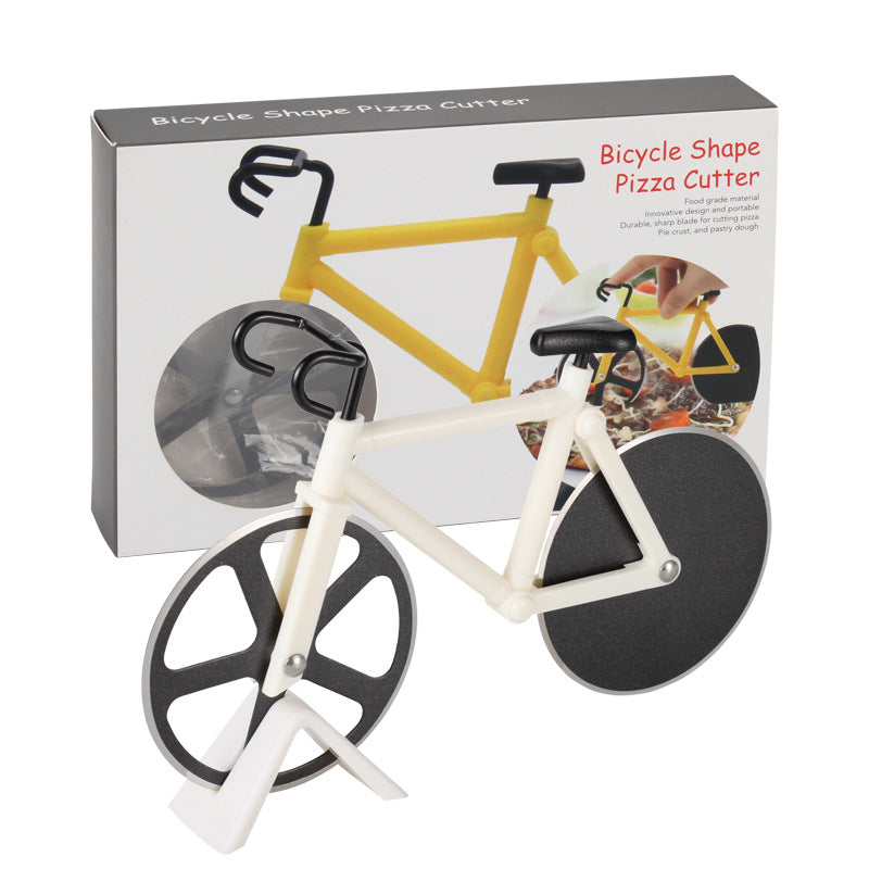 Stainless Steel Bicycle Pizza Cutter Multi-Function Kitchen Knife