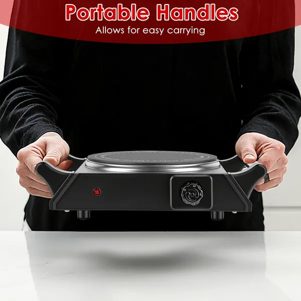 Portable Electric Single Burner Hot Plate with 5 Temperature Settings