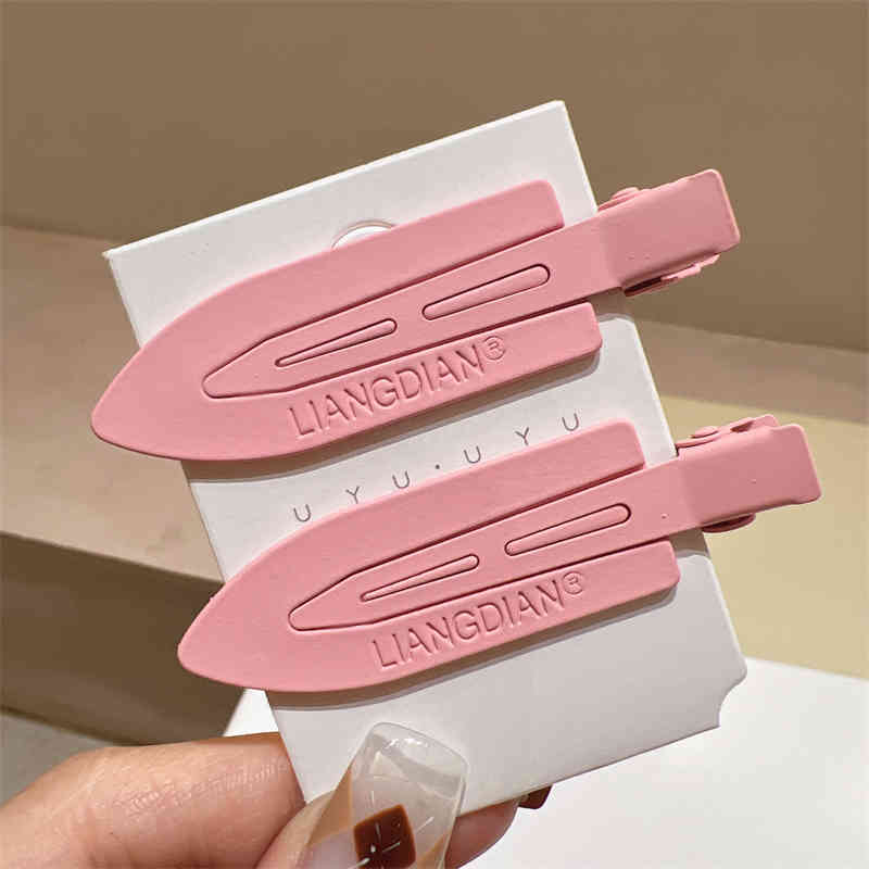 Hair Barrettes Seamless 7cm Clip Pair
