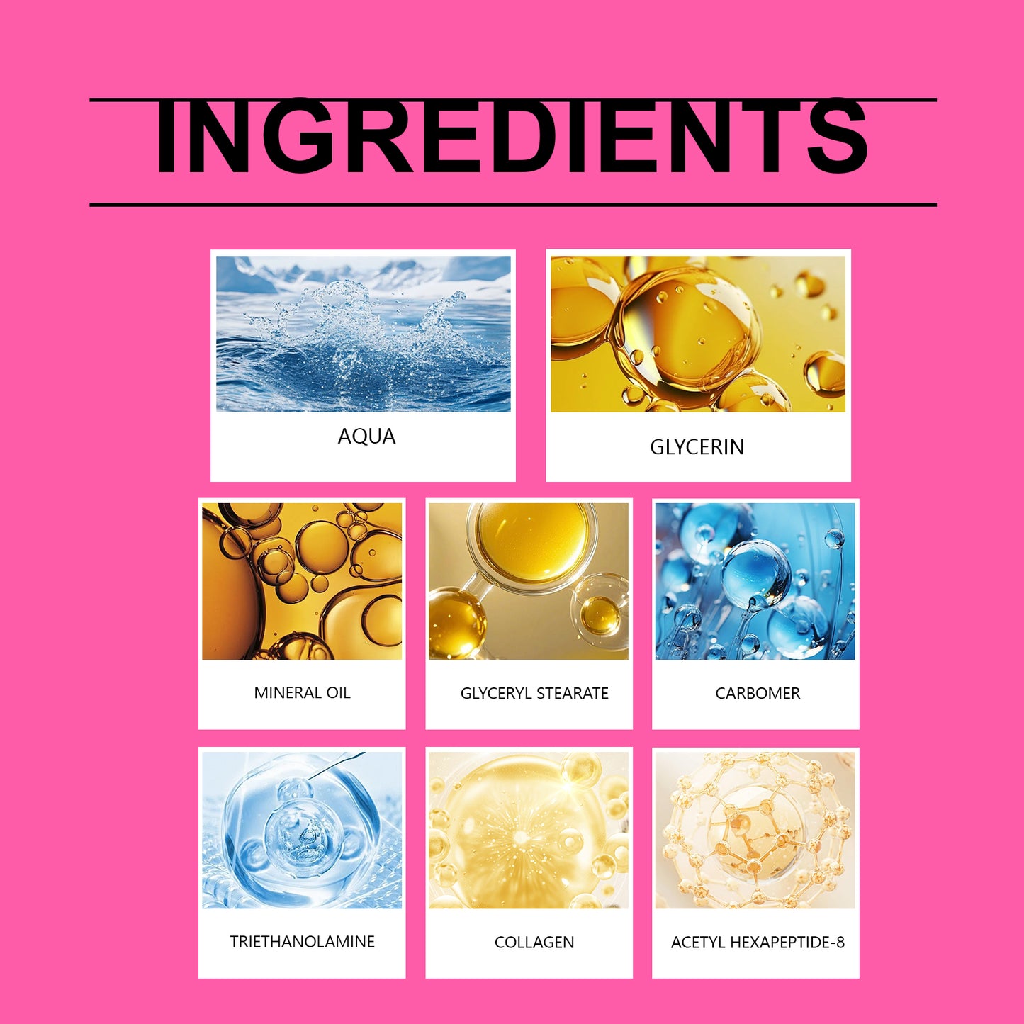 Firming and Moisturizing Facial Cream - Anti-Aging Hydrating Skin Care
