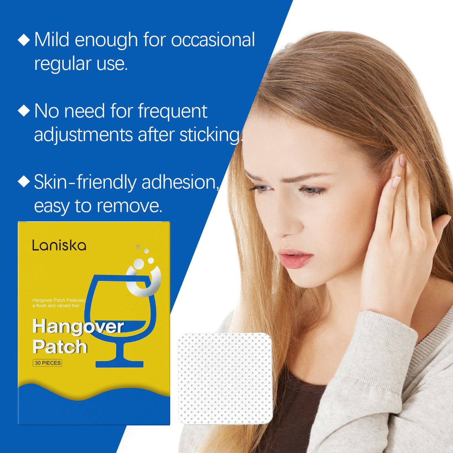 Hangover Relief Patches with Vitamins - 30 Pieces